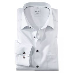 Olymp Comfort fit: business shirt - white (00)