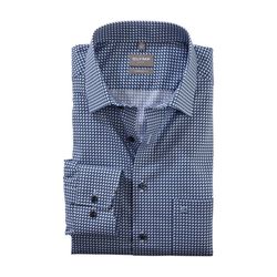 Olymp Comfort Fit : business shirt - blue (11)