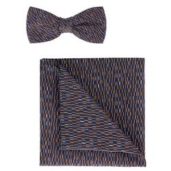 Olymp Bow tie/pocket set - brown (28)
