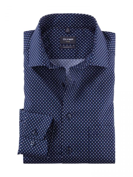 Olymp Modern Fit : chemise business - bleu (19)