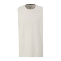 Q/S designed by T-shirt sans manches en coton  - beige (8000)