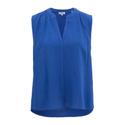 s.Oliver Red Label Viscose blouse with gathering  - blue (5602)