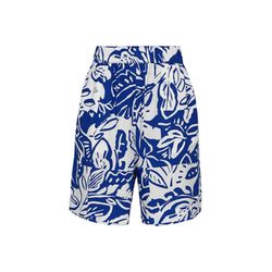 s.Oliver Red Label Gestreifte Shorts aus Viskose - blau (56A0)