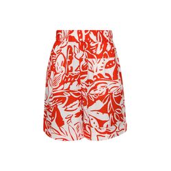 s.Oliver Red Label Viscose striped shorts - orange (25A0)