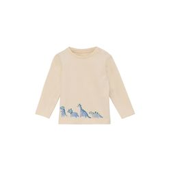 s.Oliver Red Label Cotton T-shirt with dino print - beige (0805)