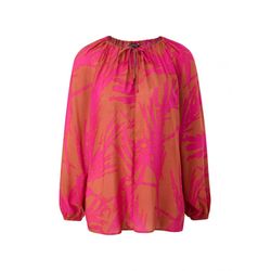comma Viscose blouse with allover print  - orange/pink (27A5)