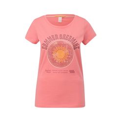 Q/S designed by Pure cotton t shirt - pink (42D0)