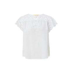 Q/S designed by Chemisier avec broderie anglaise - blanc (0100)