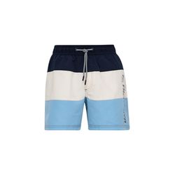 Q/S designed by Swimming trunks with stripes  - blue/white (5852)