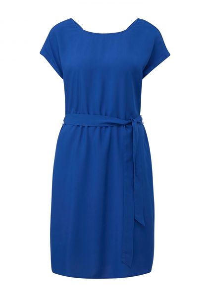 s.Oliver Red Label Summery dress in viscose - blue (5602)