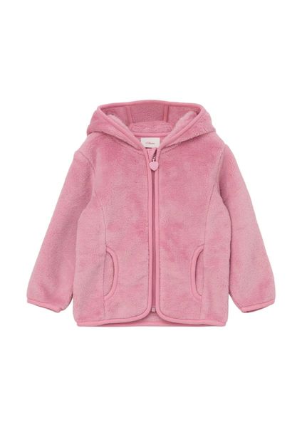 s.Oliver Red Label Hooded jacket in teddy plush   - pink (4350)