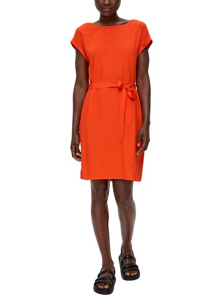s.Oliver Red Label Sommerliches Kleid aus Viskose - orange (2550)