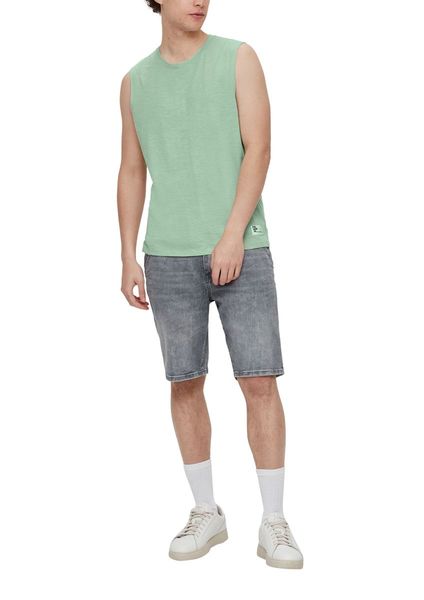 Q/S designed by Cotton tank top  - green (7310)