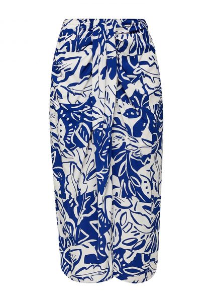 s.Oliver Red Label Viscose skirt   - blue (56A0)
