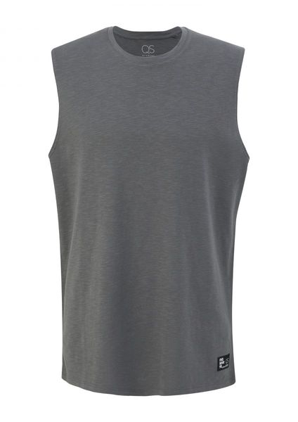 Q/S designed by Cotton tank top  - gray (9806)