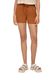Q/S designed by Regular: Viscose blend shorts - brown (8753)