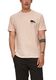 s.Oliver Red Label T-Shirt mit Frontprint - beige (09D2)