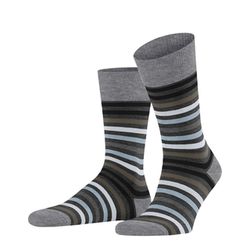 Falke Chaussettes - Tinted Stripe - gris (3180)