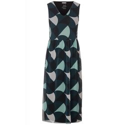 Street One Robe midi en mesh imprimée - vert (33825)