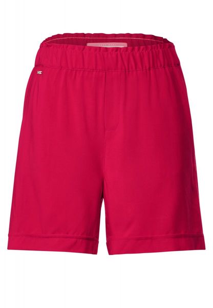 Street One Paperbag Viscose Shorts solid - rouge (14956)