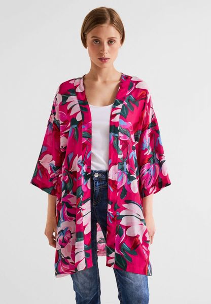 Street One Blouse style kimono - rose (34647)