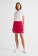 Street One Paperbag Viscose Shorts solid - red (14956)