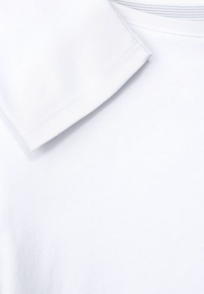 Cecil Basic shirt in uni color - white (10000)