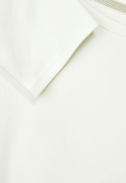 Cecil Basic shirt in uni color - white (13474)