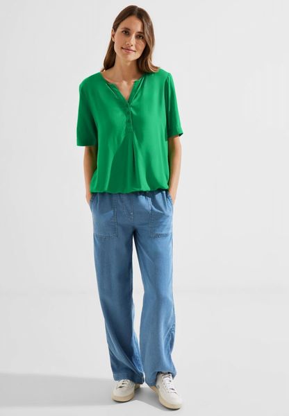 Cecil Tunic shirt in solid color - green (14794)