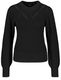 Taifun Cotton sweater - black (01100)