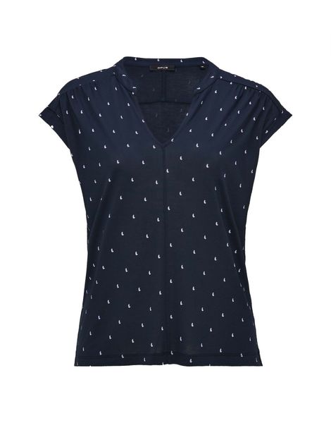 Opus T-Shirt imprimé - Sandi dotsy - bleu (60020)