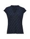 Opus Print shirt - Sandi dotsy - blue (60020)