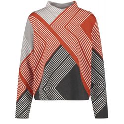Gerry Weber Collection Jaquard jumper   - gray/brown (02070)