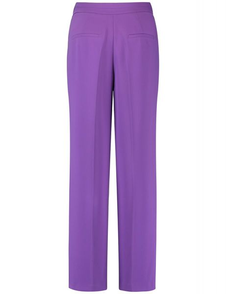 Gerry Weber Collection Flowing trousers with creases - purple (30904)