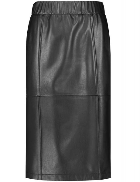 Gerry Weber Edition Jupe en aspect cuir - noir (11000)