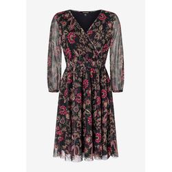More & More Mesh dress with paisley flower print - black (4790)