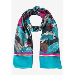 More & More Print scarf  - blue (5375)