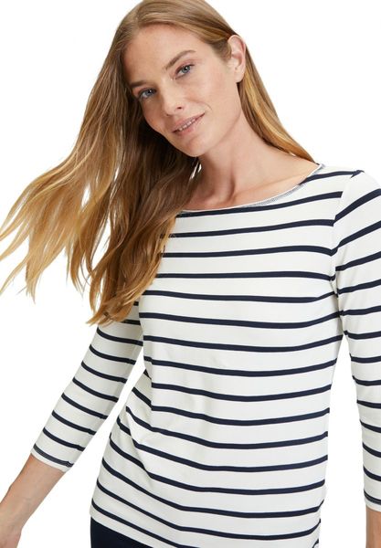 Betty Barclay Striped top - white/blue (1883)