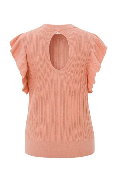 Yaya Sweater with cap sleeves - pink/orange (51520)