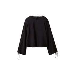 Tom Tailor Denim Blouse with lacing - black (14482)