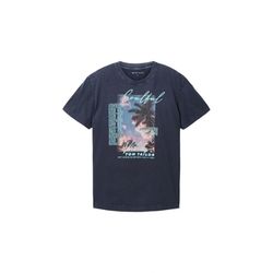 Tom Tailor T-shirt with photo print - blue (10668)
