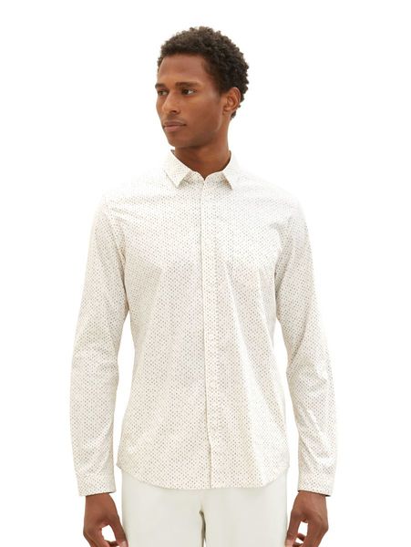 Tom Tailor Hemd mit Allover-Print  - weiß (32271)