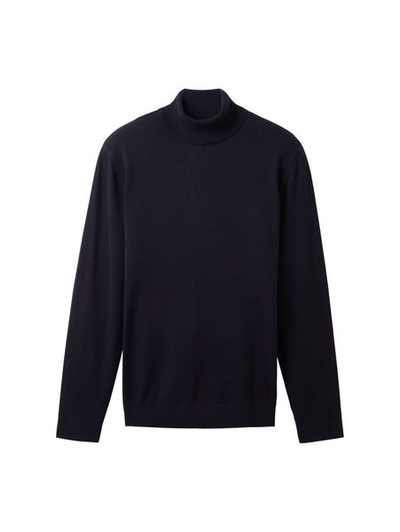 Tom Tailor Basic knitted sweater - blue (13160)