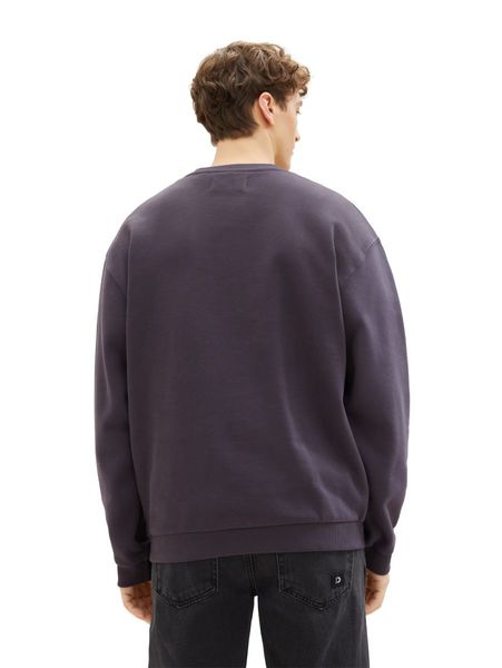 Tom Tailor Denim Sweatshirt mit Logo Print - grau (29476)