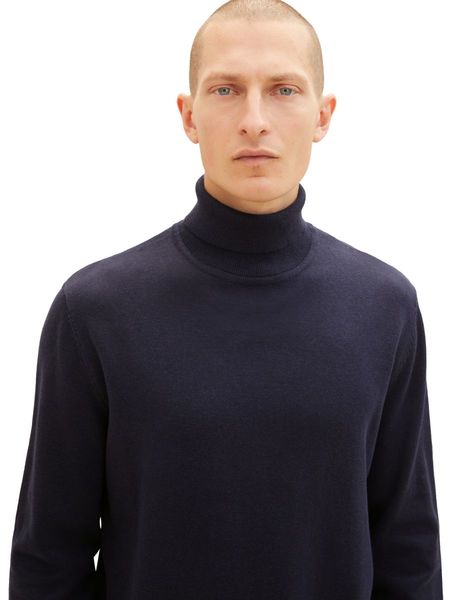 Tom Tailor Basic L knitted - blue sweater - (13160)