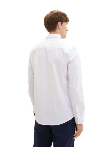 Tom Tailor Chemise à col Kent - blanc (20000)