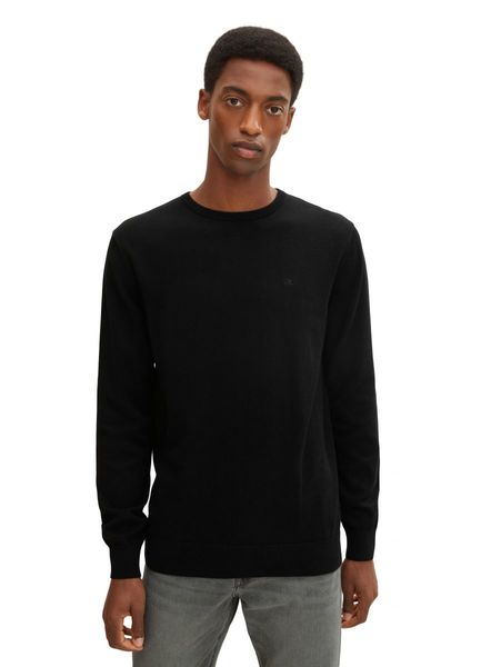 Tom Tailor Simple knitted jumper - blue (29999)