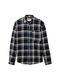 Tom Tailor Denim Shirt in a checked pattern - black (32332)