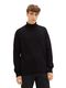 Tom Tailor Denim Knitted jumper with turtleneck - black (29999)