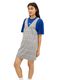 Tom Tailor Denim Dress with a check pattern - gray (32456)